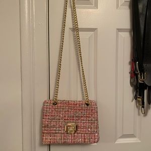 ALDO Clueless Style Pink Tweed Purse